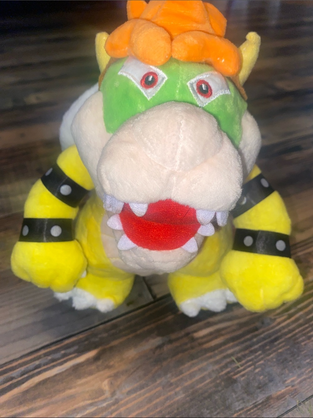 Nintendo 10” Bowser Plush - Yellow, Green & Orange